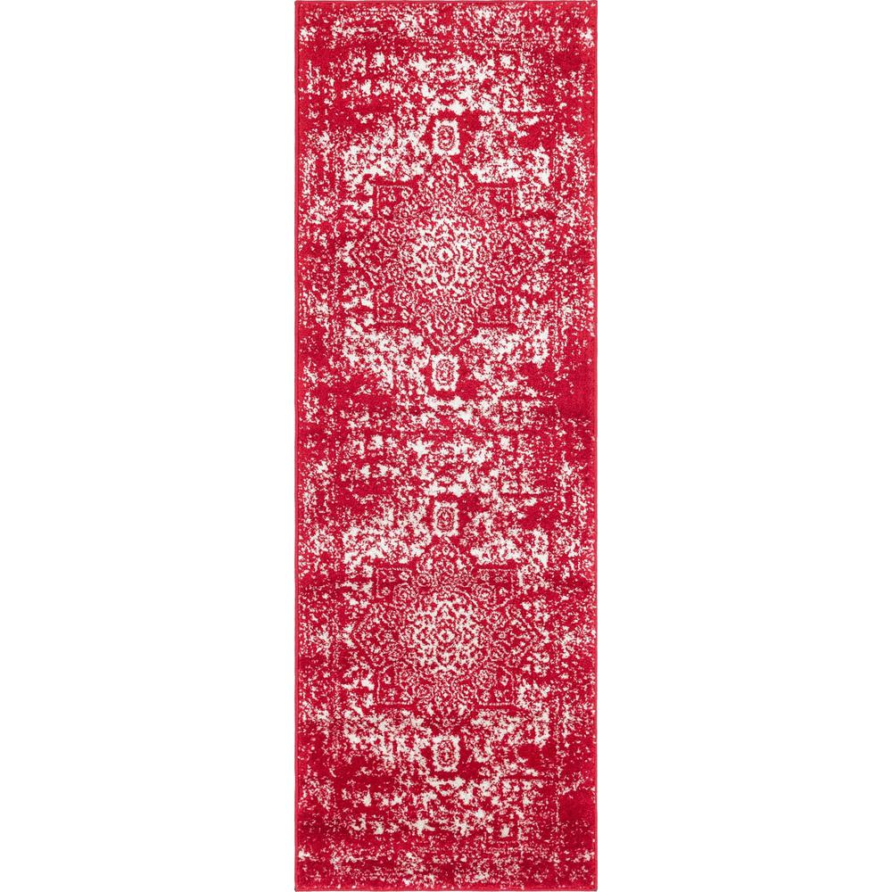 Unique Loom 6 Ft Runner in Red (3150439). Picture 1