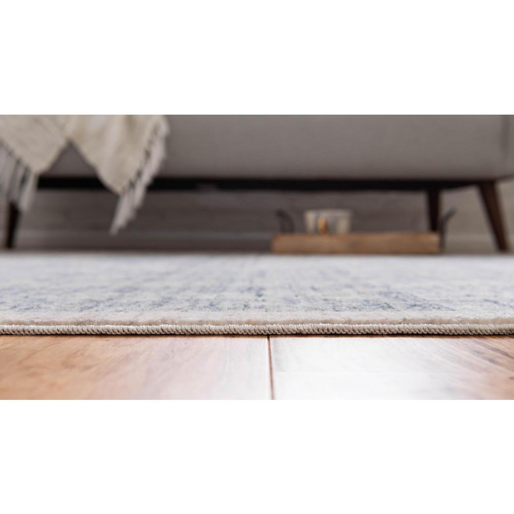 Unique Loom 6 Ft Runner in Gray (3147870). Picture 5