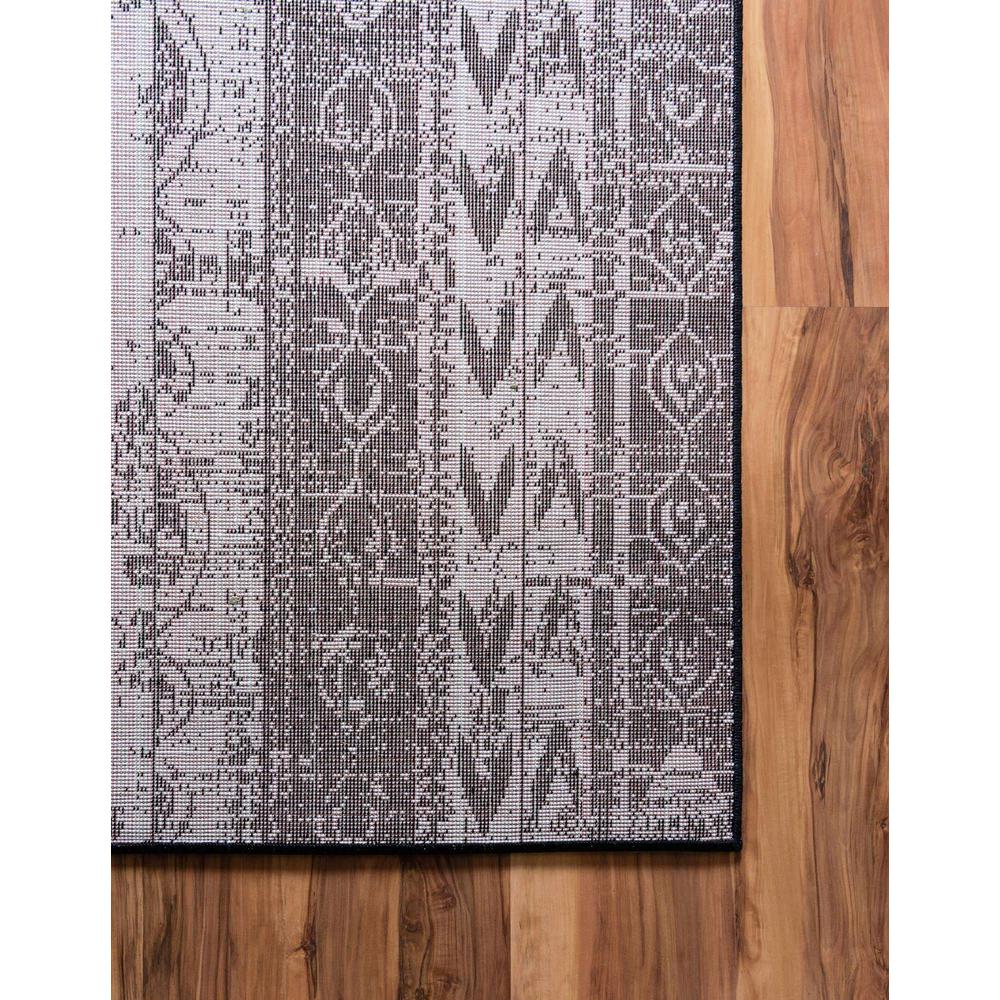 Portland Depoe Area Rug 10' 0" x 14' 0", Rectangular Black and White. Picture 6