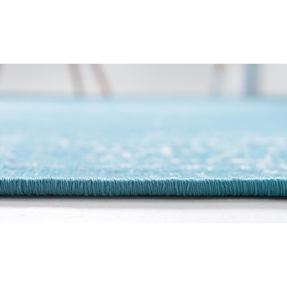 Unique Loom 6 Ft Runner in Teal (3149302). Picture 5