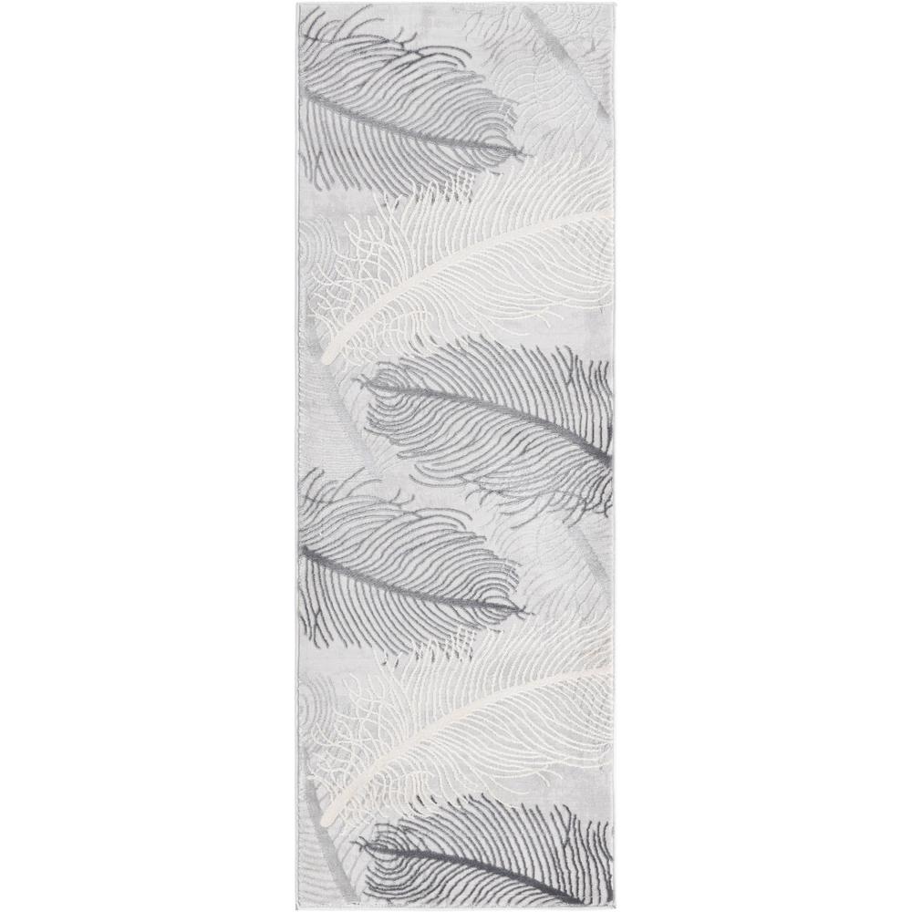 Finsbury Camilla Area Rug 2' 0" x 6' 0", Runner Gray. Picture 1