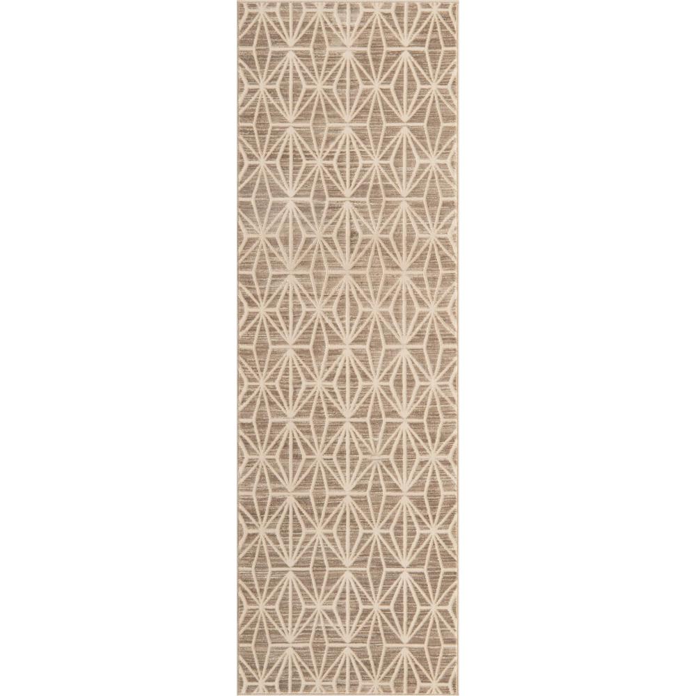 Uptown Fifth Avenue Area Rug 2' 7" x 8' 0", Runner Brown. Picture 1