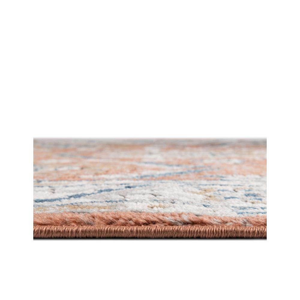 Nyla Collection, Area Rug, Salmon Pink 5' 3" x 8' 0", Rectangular. Picture 4