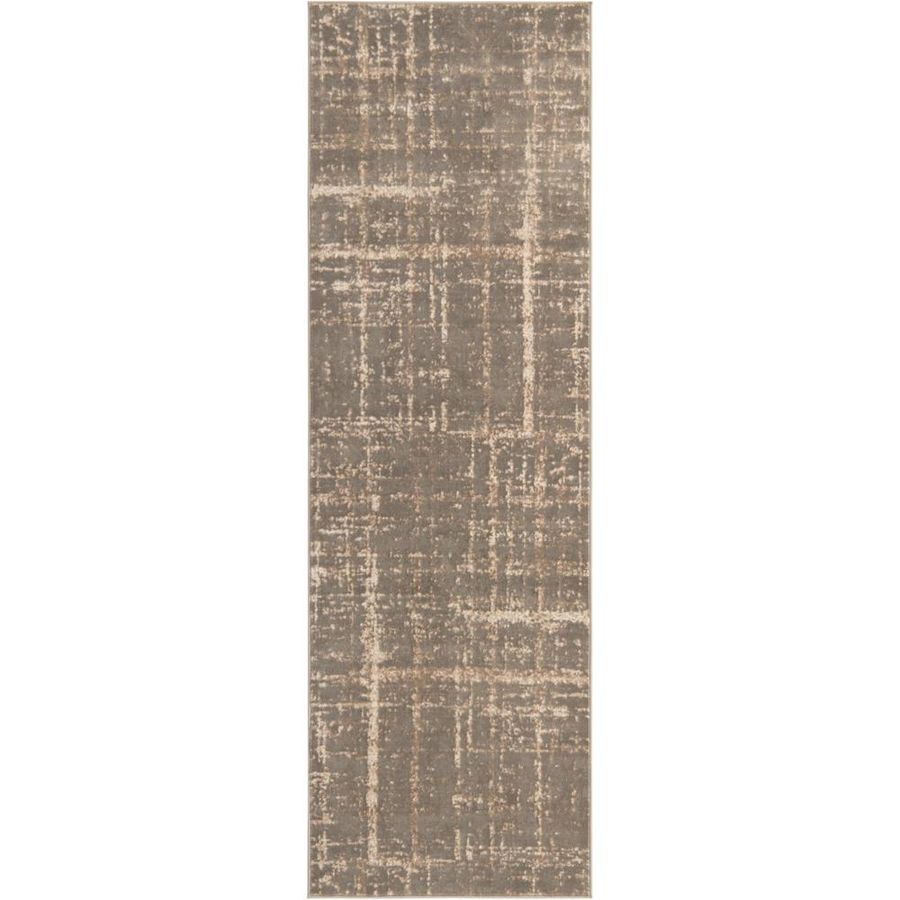 Uptown Lexington Avenue Area Rug 2' 7" x 8' 0", Runner Gray. Picture 1