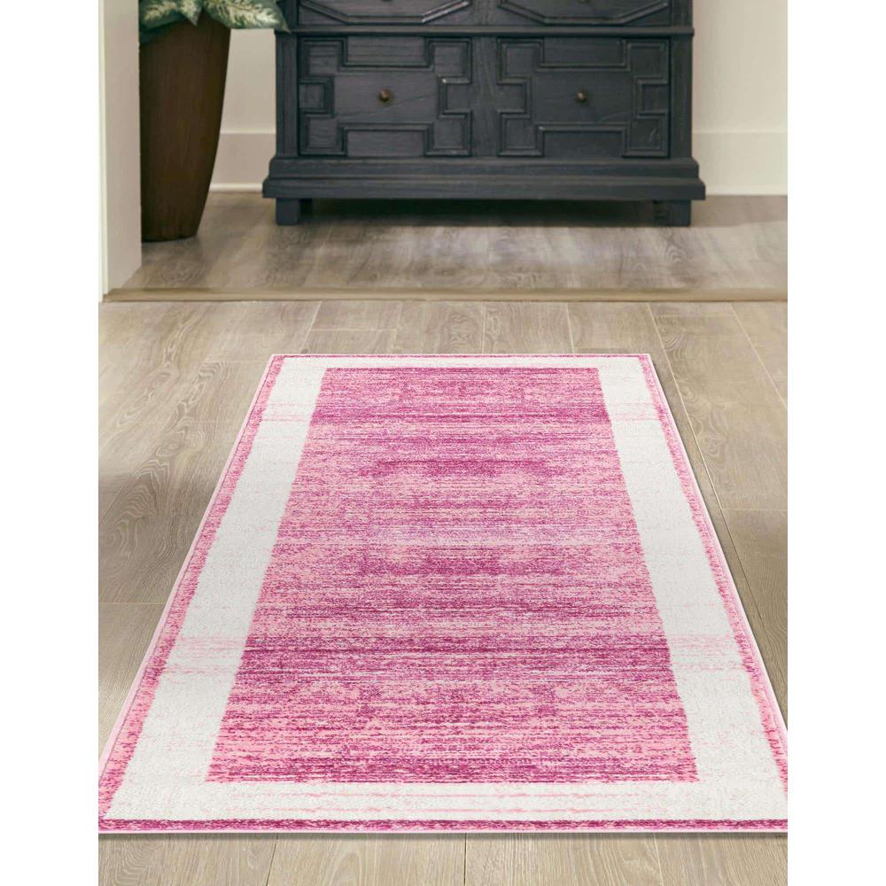 Uptown Yorkville Area Rug 2' 7" x 13' 11", Runner Pink. Picture 3