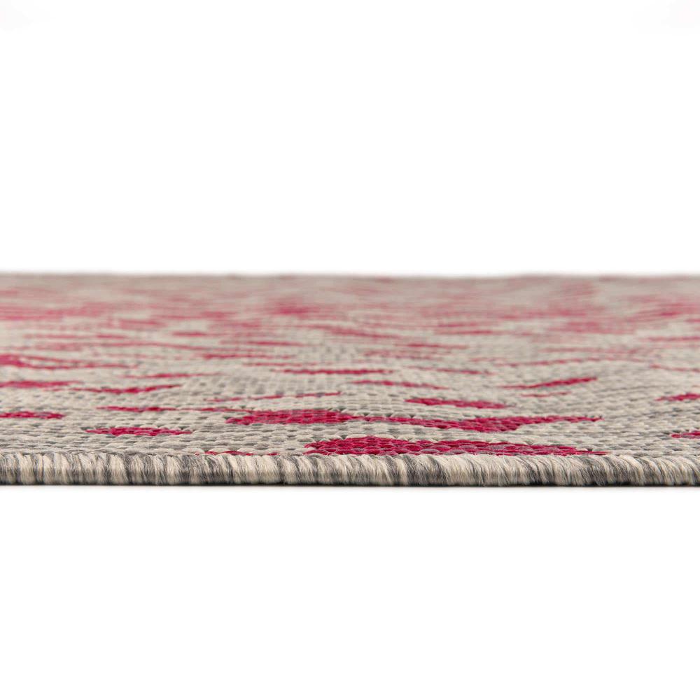 Outdoor Safari Collection, Area Rug, Pink Gray, 5' 3" x 8' 0", Rectangular. Picture 4