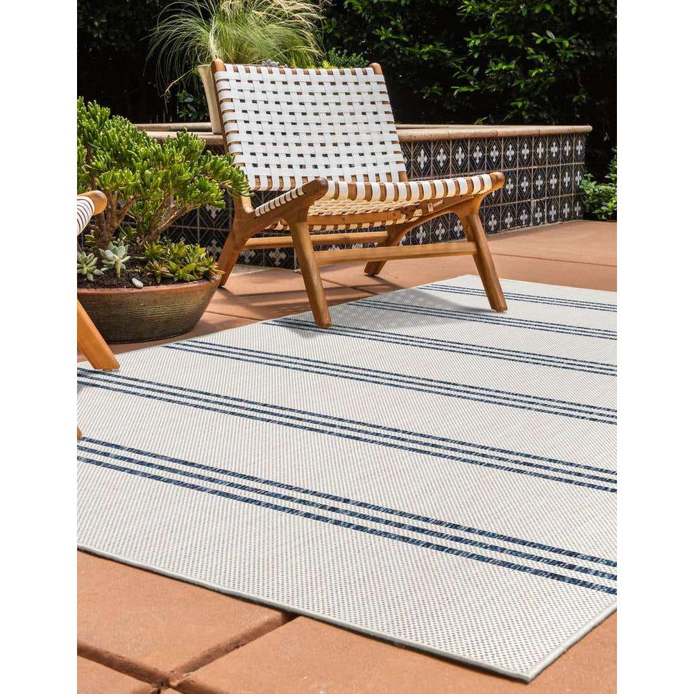 Jill Zarin Outdoor Anguilla Area Rug 9' 0" x 12' 0", Rectangular Ivory. Picture 3