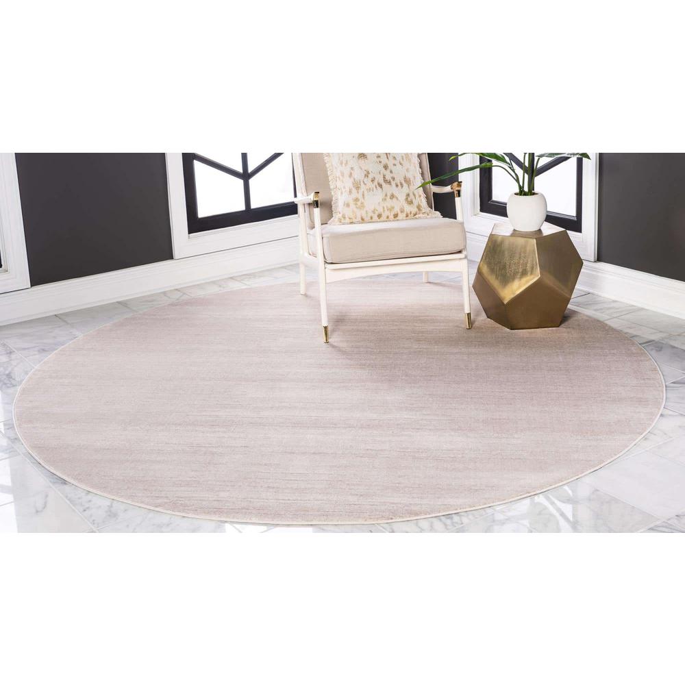 Uptown Madison Avenue Area Rug 3' 3" x 3' 3", Round Beige. Picture 3
