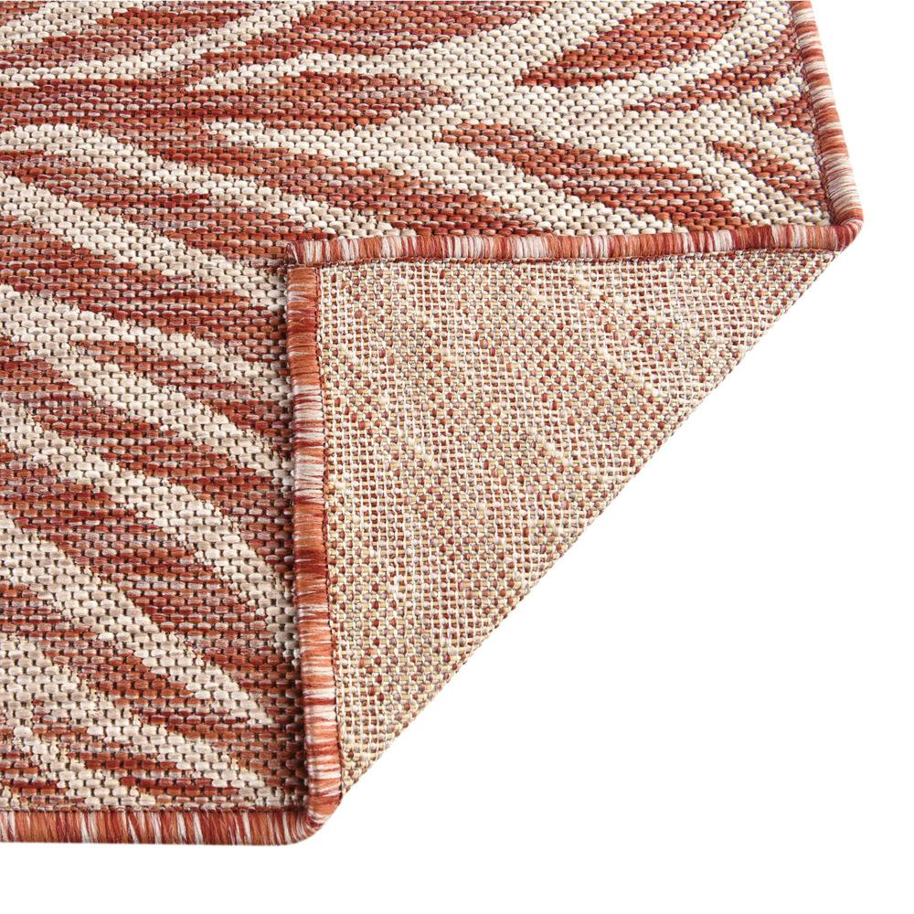 Outdoor Safari Collection, Area Rug, Rust Red, 7' 10" x 11' 0", Rectangular. Picture 7