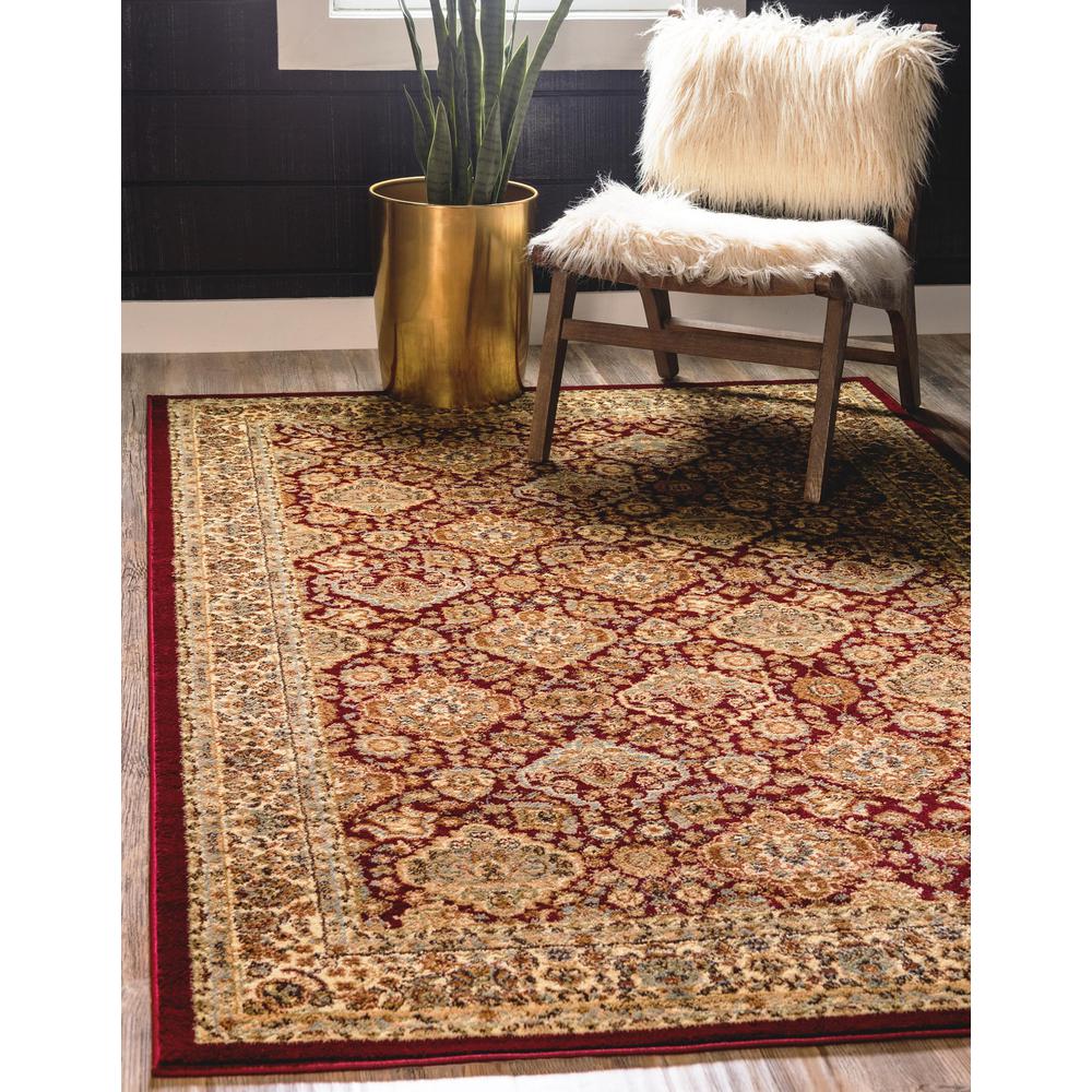 Colonial Voyage Rug, Red (7' 0 x 10' 0). Picture 2
