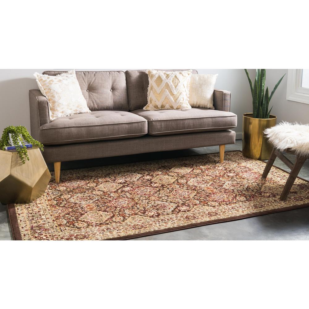 Colonial Voyage Rug, Brown (10' 6 x 16' 5). Picture 3
