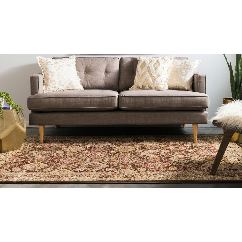 Colonial Voyage Rug, Brown (10' 6 x 16' 5). Picture 4