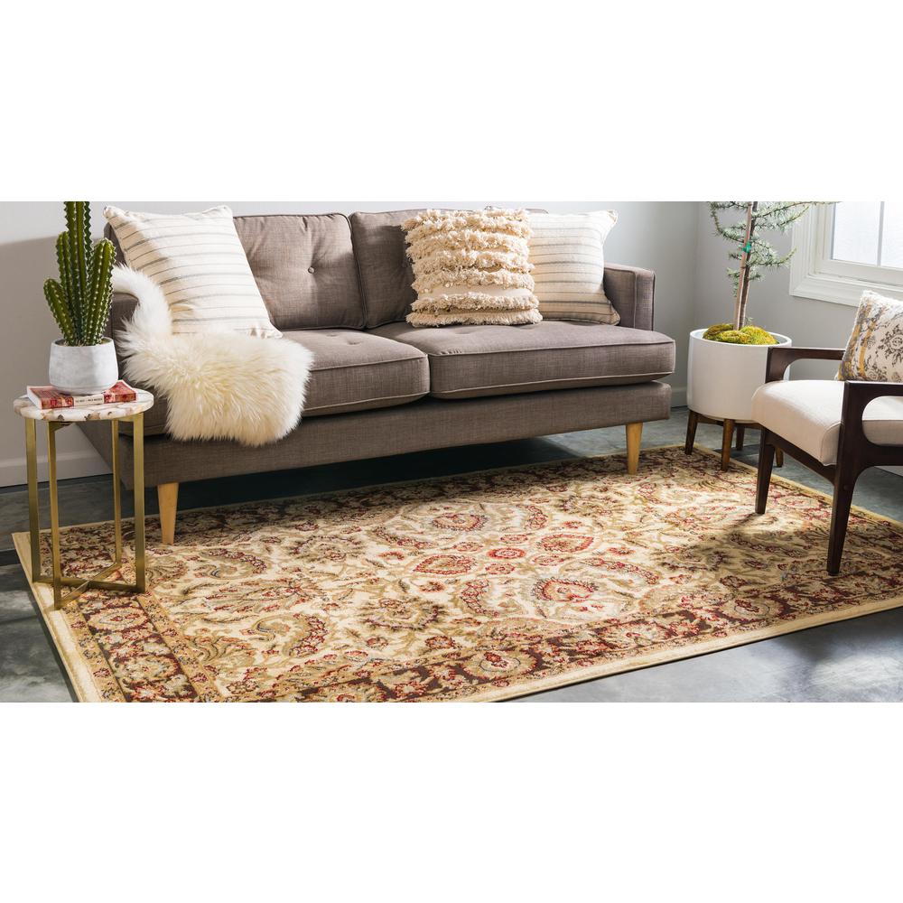 Asheville Voyage Rug, Ivory (7' 0 x 10' 0). Picture 3