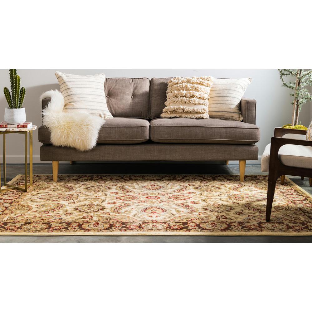 Asheville Voyage Rug, Ivory (7' 0 x 10' 0). Picture 4