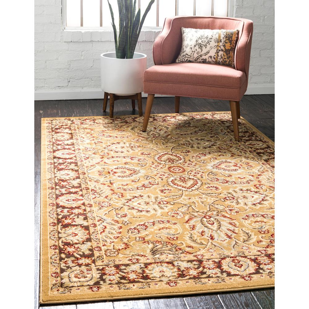 Asheville Voyage Rug, Gold/Brown (10' 6 x 16' 5). Picture 2