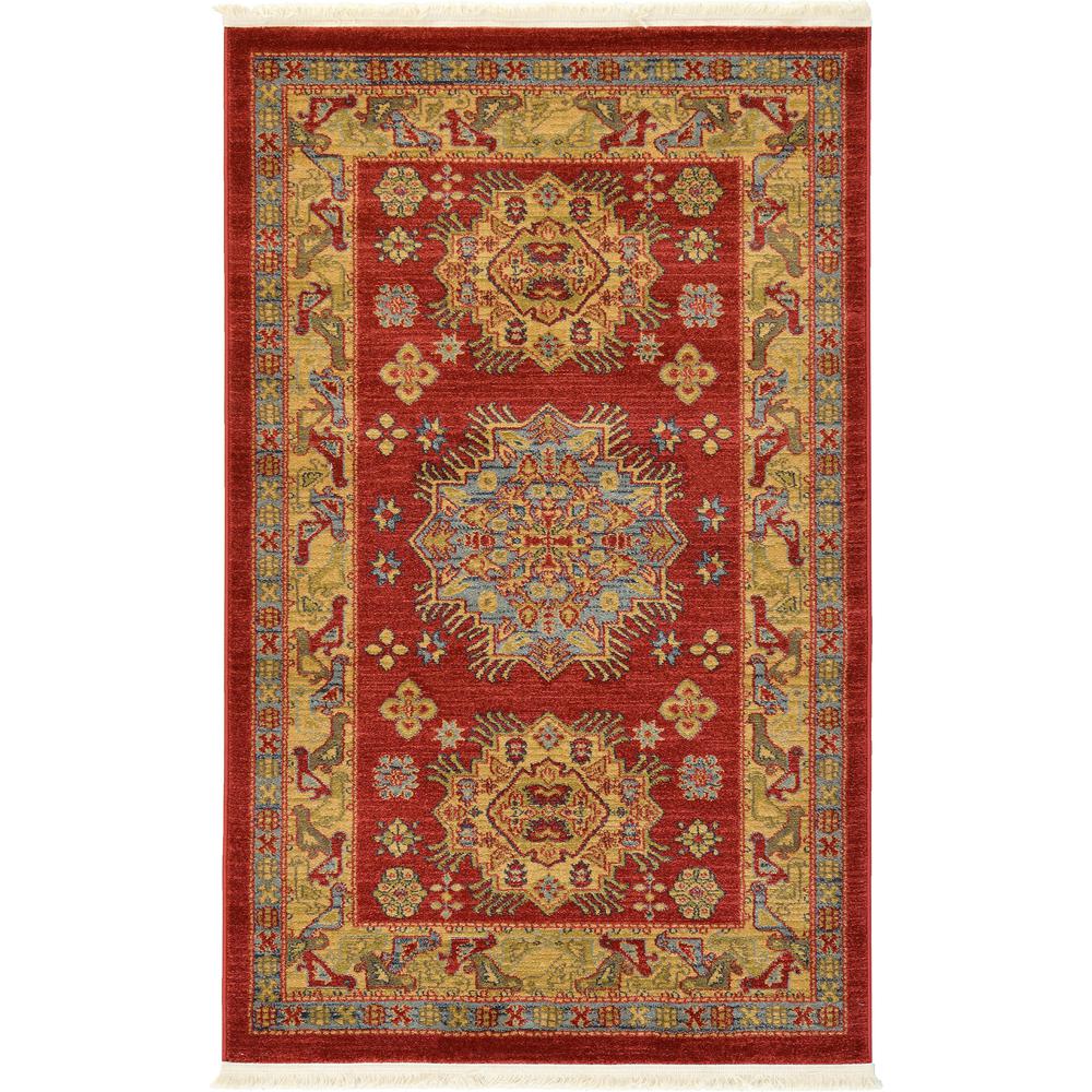 Cyrus Sahand Rug, Red (3' 3 x 5' 3). Picture 2