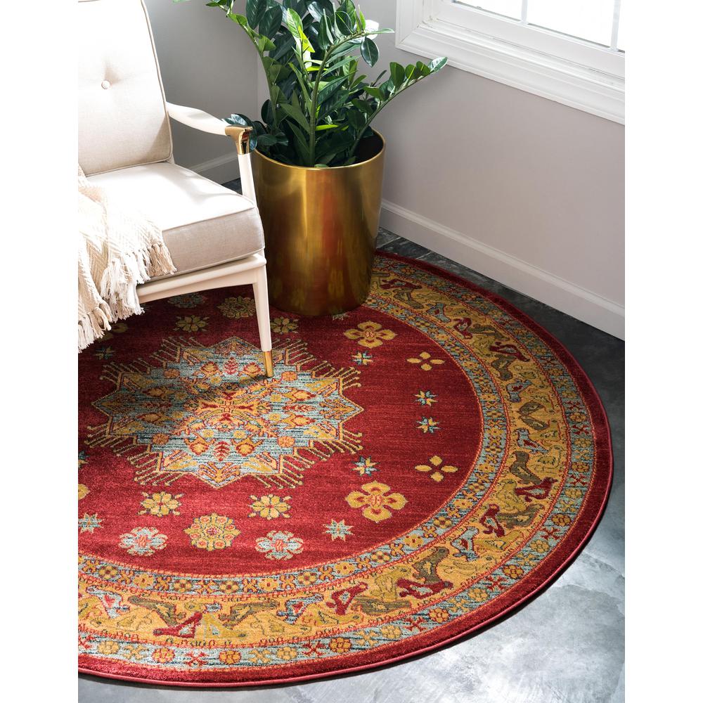 Cyrus Sahand Rug, Red (8' 0 x 8' 0). Picture 2