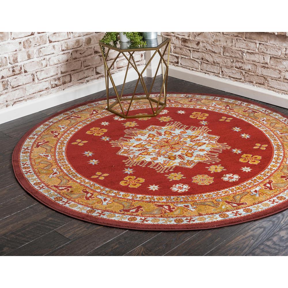 Cyrus Sahand Rug, Red (8' 0 x 8' 0). Picture 4