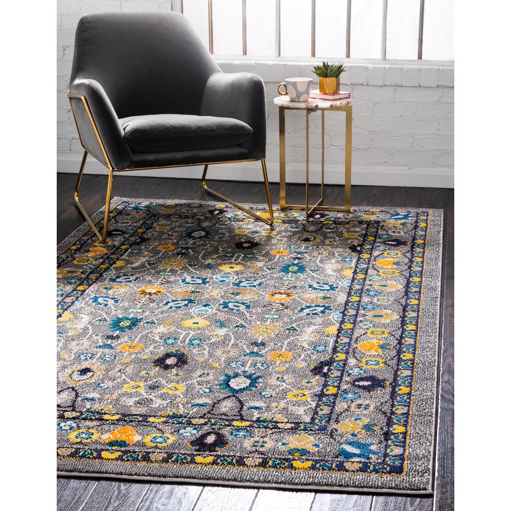Medici Paradise Rug, Gray (3' 3 x 5' 3). Picture 2