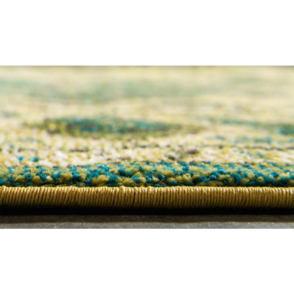 Medici Oasis Rug, Green (6' 0 x 6' 0). Picture 3