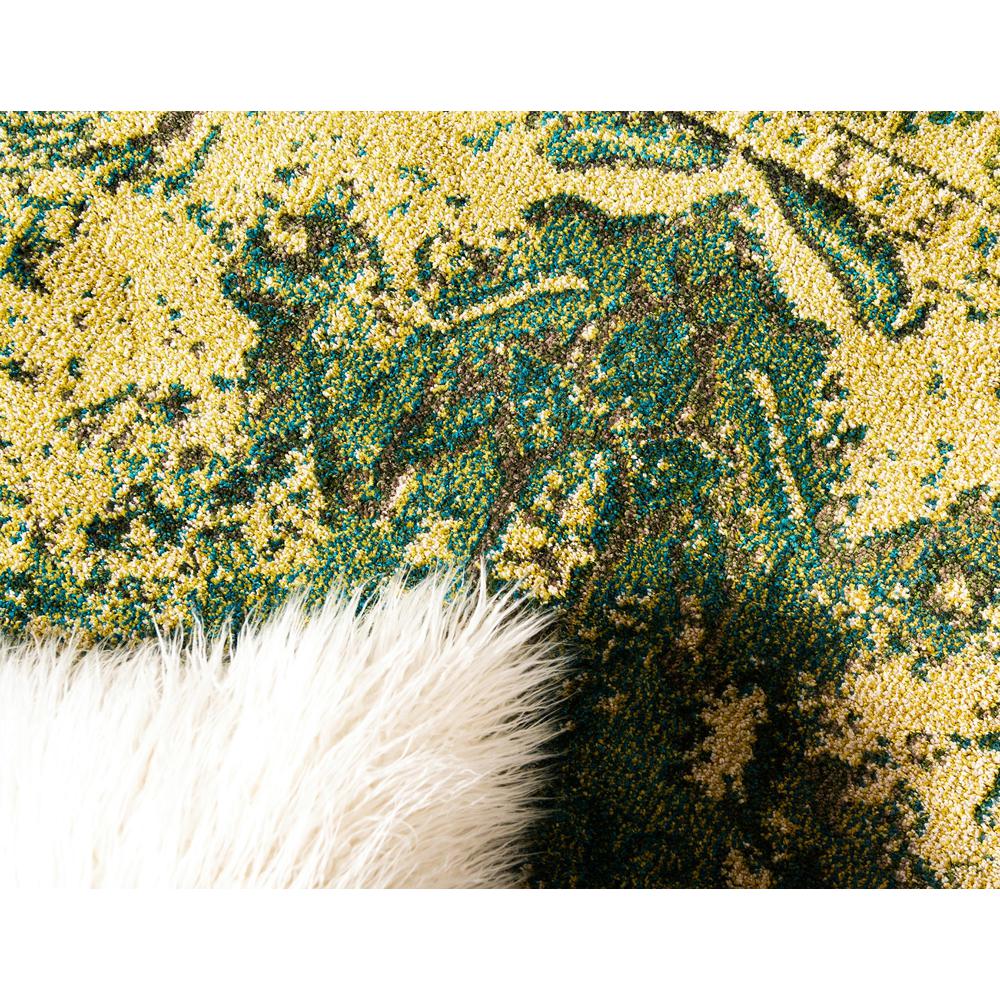 Medici Oasis Rug, Green (6' 0 x 6' 0). Picture 4