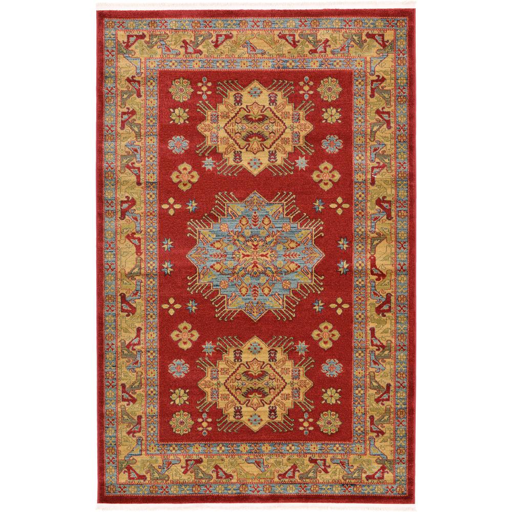 Cyrus Sahand Rug, Red (5' 0 x 8' 0). Picture 2