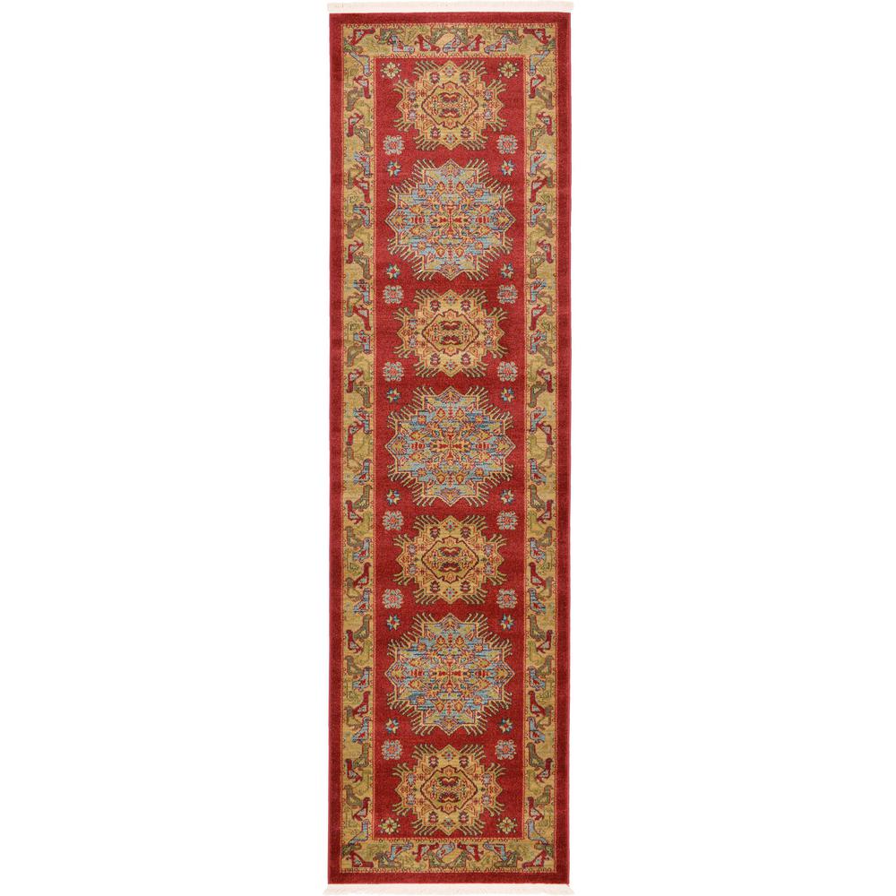 Cyrus Sahand Rug, Red (2' 7 x 10' 0). Picture 5