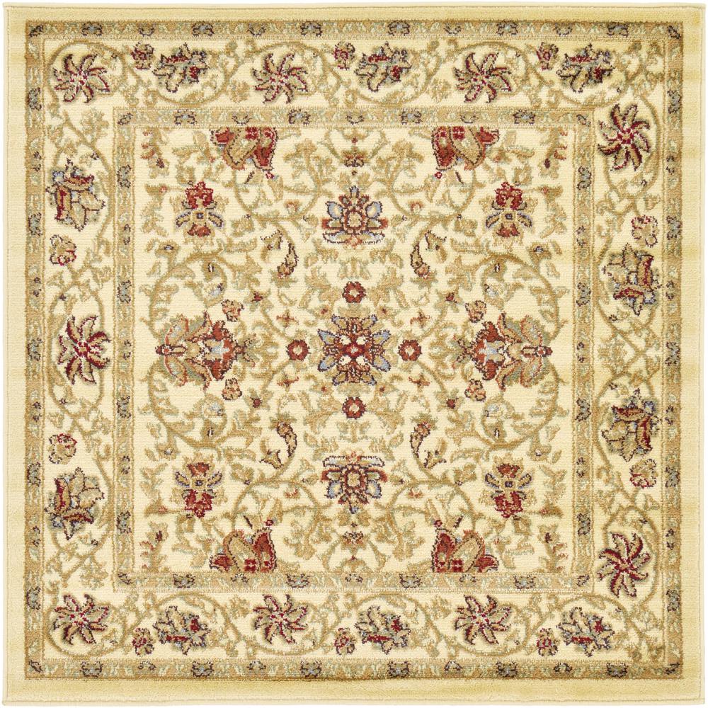 Lawrence Voyage Rug, Ivory (4' 0 x 4' 0). Picture 2