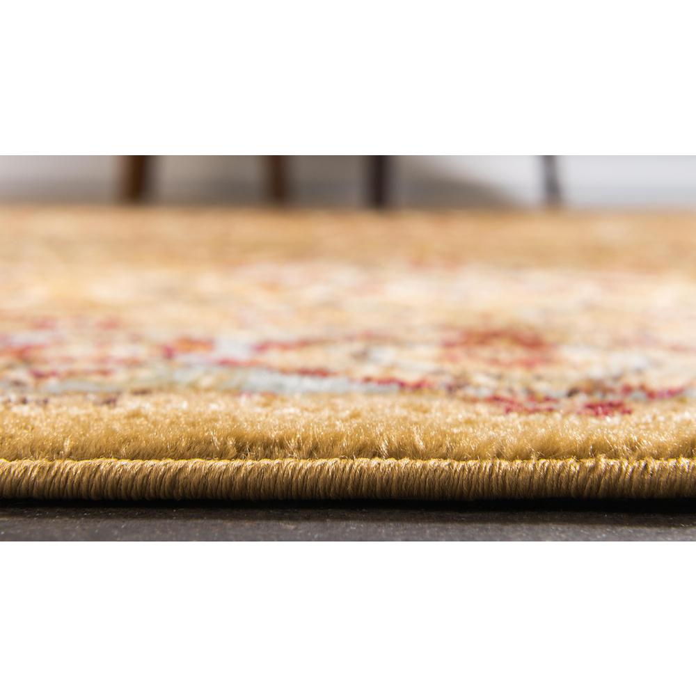 Asheville Voyage Rug, Gold/Ivory (6' 0 x 6' 0). Picture 5