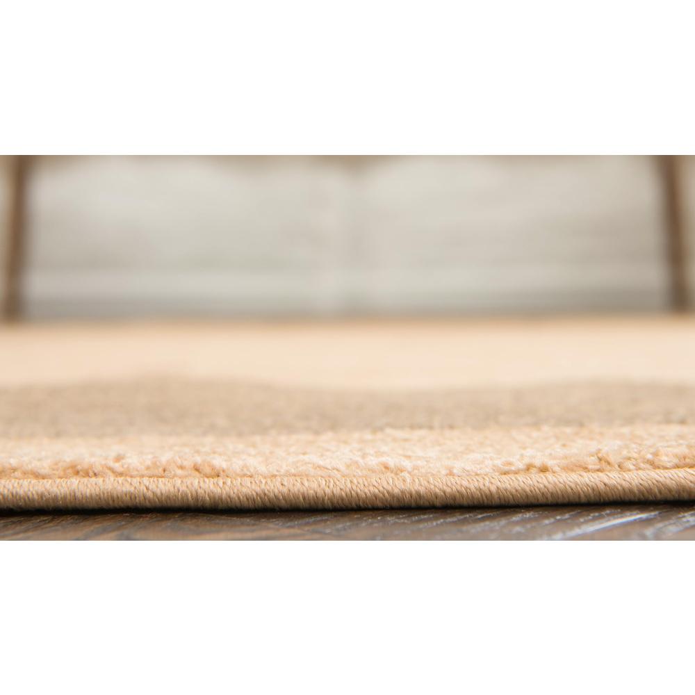 Emory Fars Rug, Tan (6' 0 x 6' 0). Picture 4