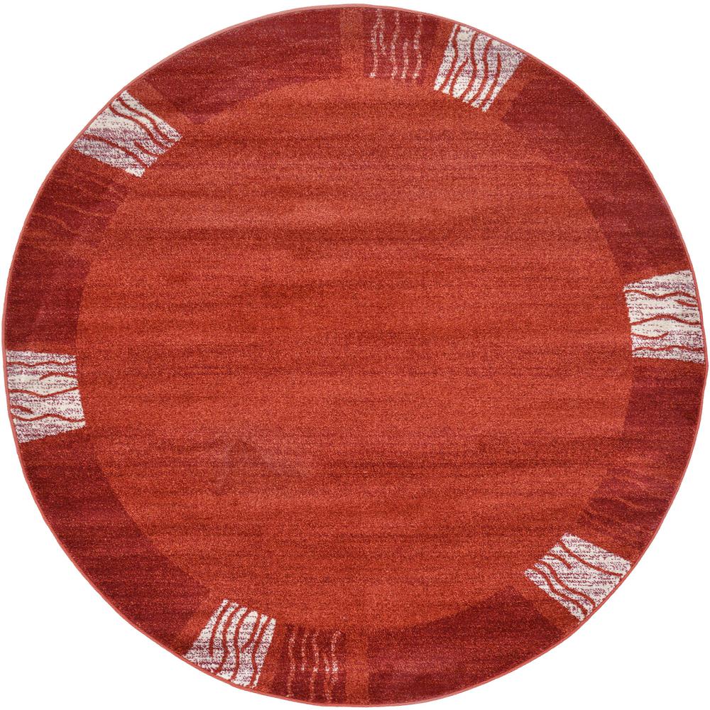 Sarah Del Mar Rug, Rust Red (6' 0 x 6' 0). Picture 2