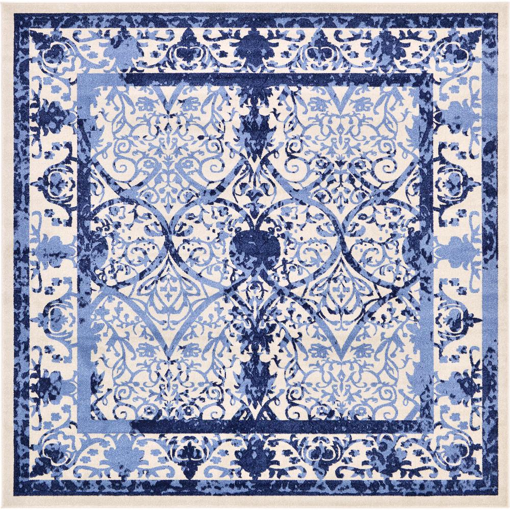 Traditional La Jolla Rug, Blue (10' 0 x 10' 0). Picture 2