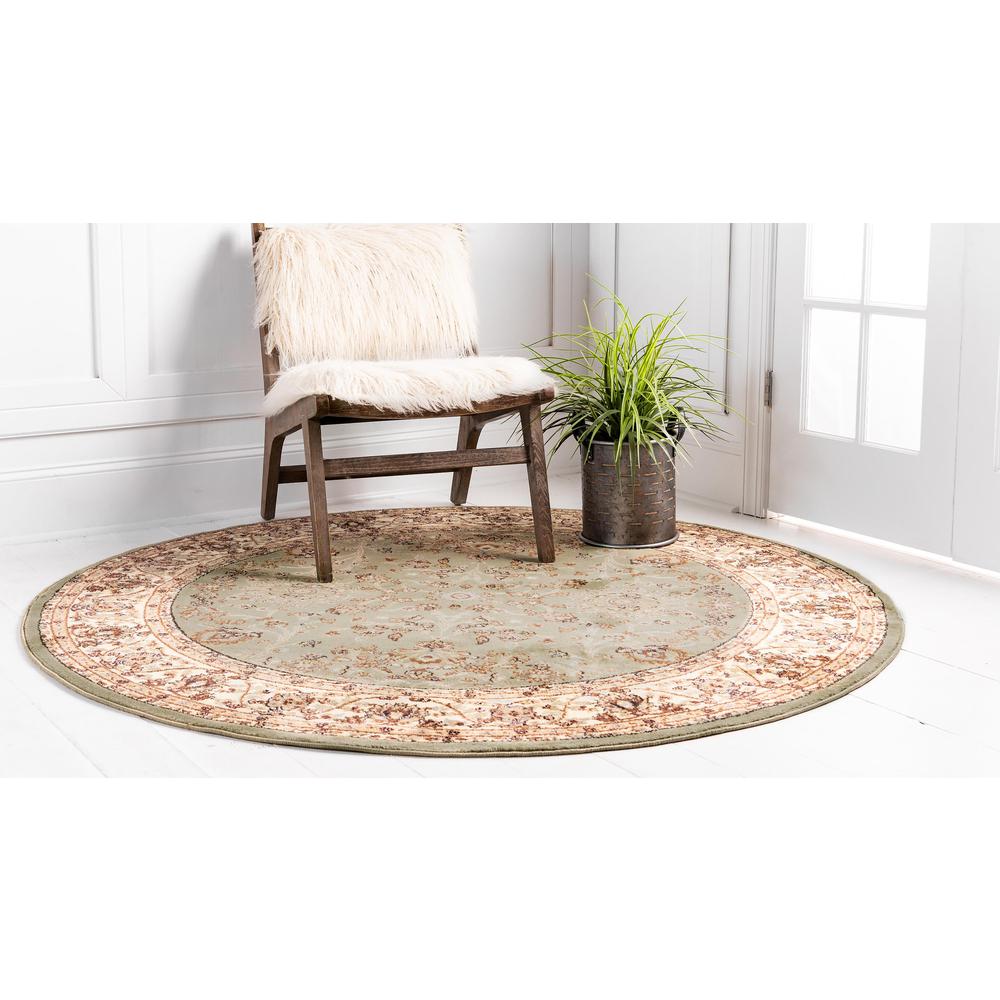 St. Florence Voyage Rug, Light Green (6' 0 x 6' 0). Picture 3