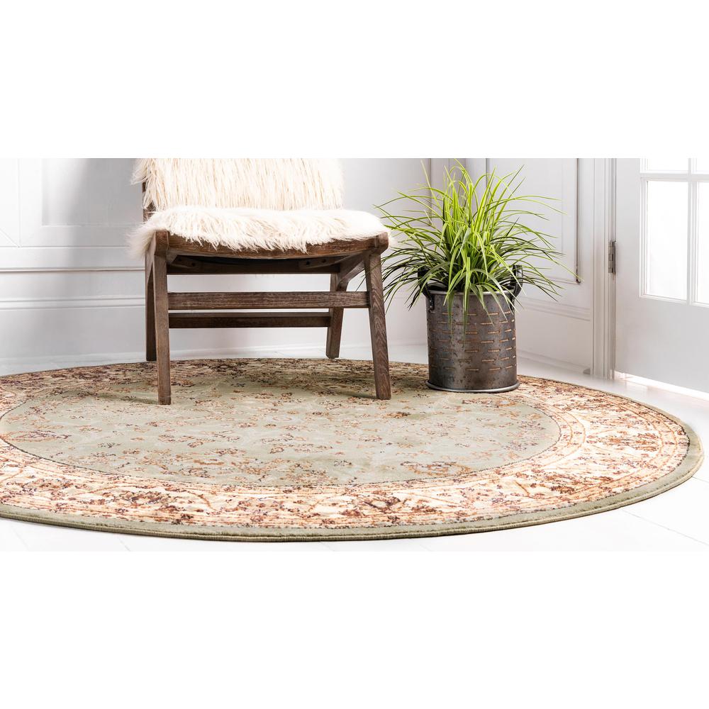 St. Florence Voyage Rug, Light Green (6' 0 x 6' 0). Picture 4
