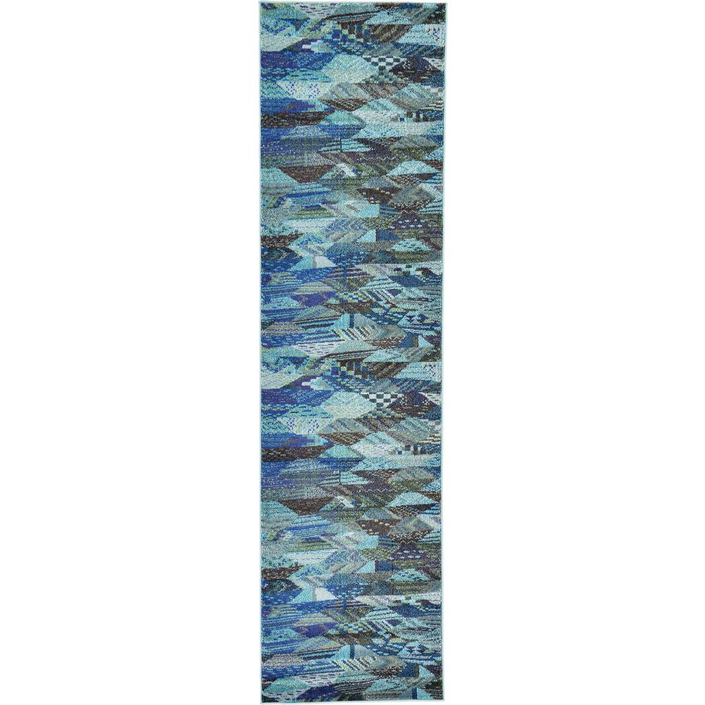 Rainier Sedona Rug, Blue (2' 7 x 10' 0). Picture 2