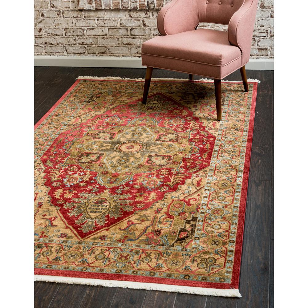 Arsaces Sahand Rug, Red (5' 0 x 8' 0). Picture 2