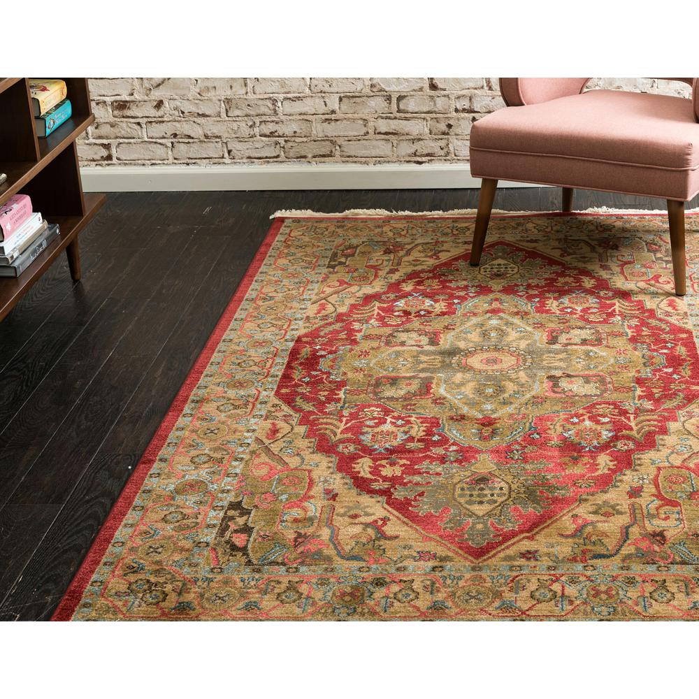 Arsaces Sahand Rug, Red (5' 0 x 8' 0). Picture 4