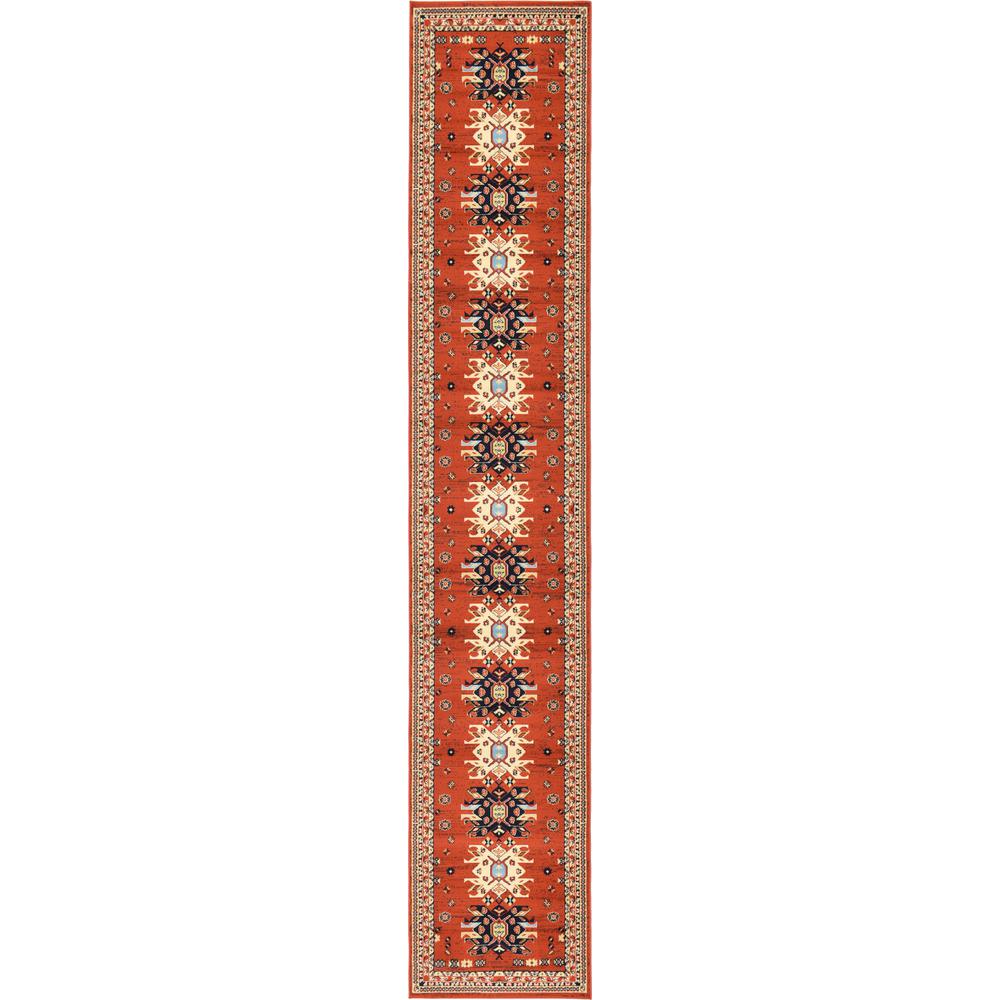 Taftan Oasis Rug, Terracotta (3' 0 x 16' 5). Picture 2