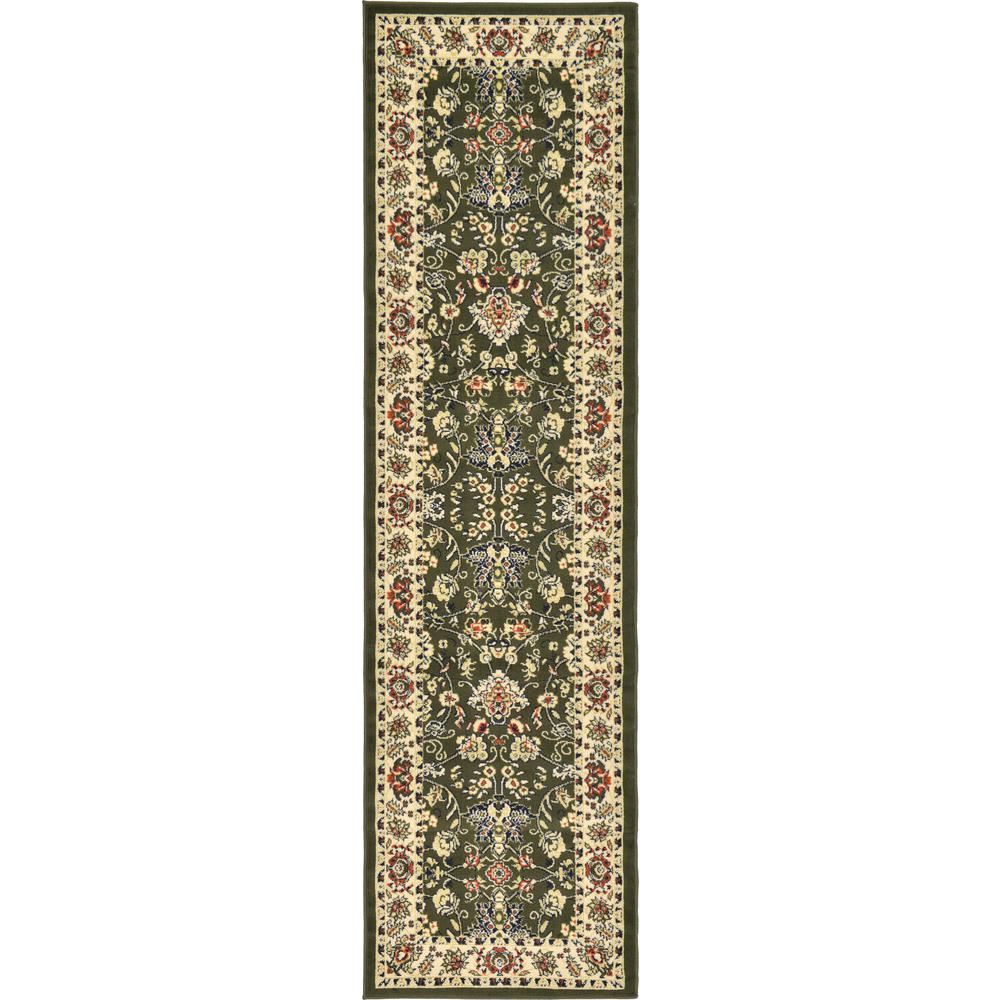 Washington Sialk Hill Rug, Olive (2' 7 x 10' 0). Picture 2