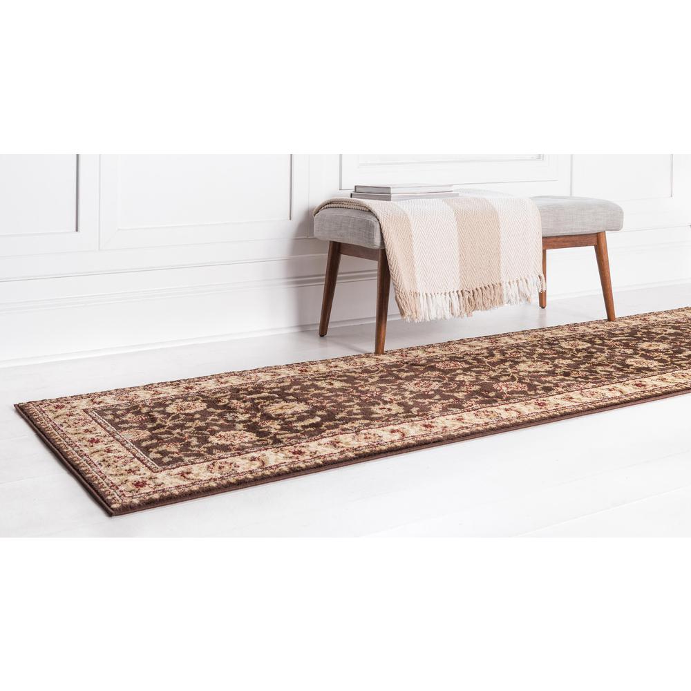 St. Louis Voyage Rug, Brown (2' 2 x 6' 0). Picture 3