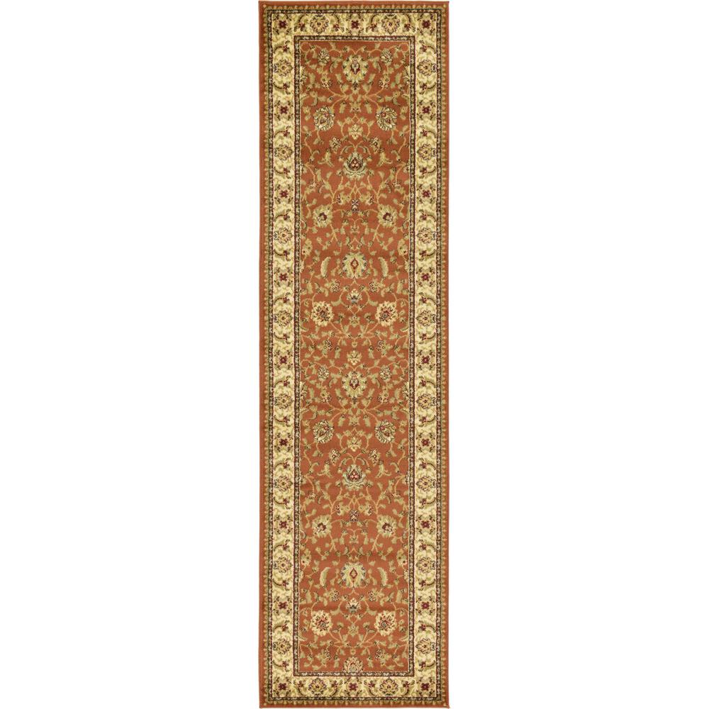 St. Louis Voyage Rug, Terracotta (2' 7 x 10' 0). Picture 4
