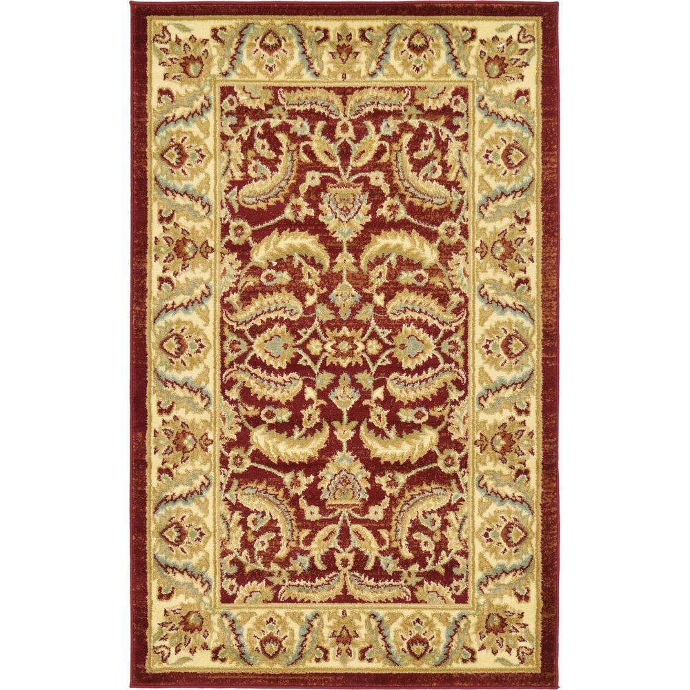 Hickory Voyage Rug, Red (3' 3 x 5' 3). Picture 2
