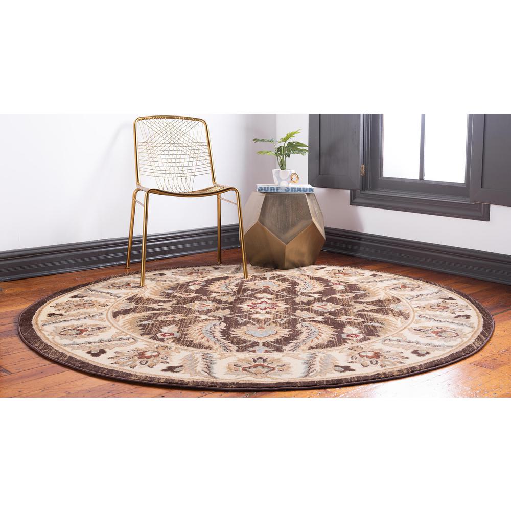 Hickory Voyage Rug, Brown (8' 0 x 8' 0). Picture 3