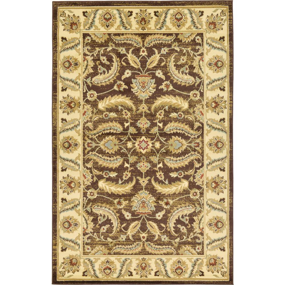 Hickory Voyage Rug, Brown (5' 0 x 8' 0). Picture 2