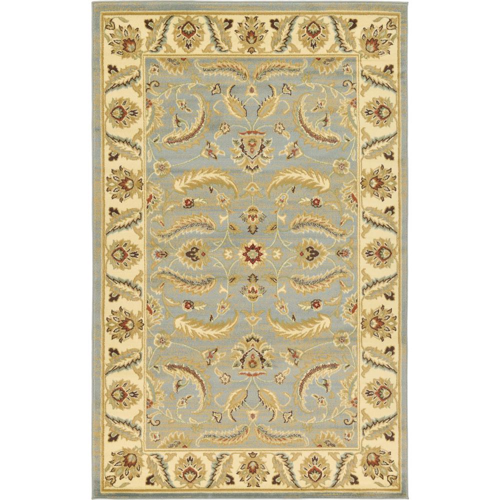 Hickory Voyage Rug, Light Blue (5' 0 x 8' 0). Picture 2
