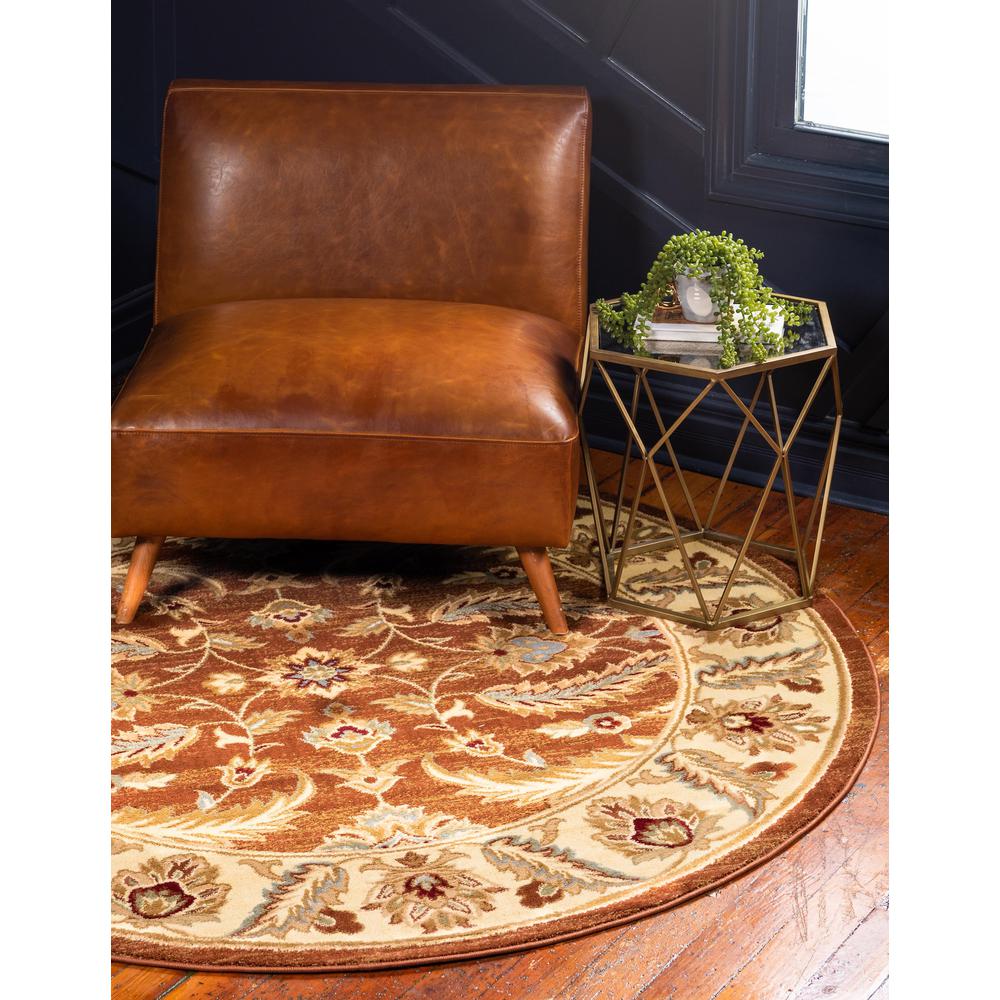 Hickory Voyage Rug, Terracotta (8' 0 x 8' 0). Picture 2
