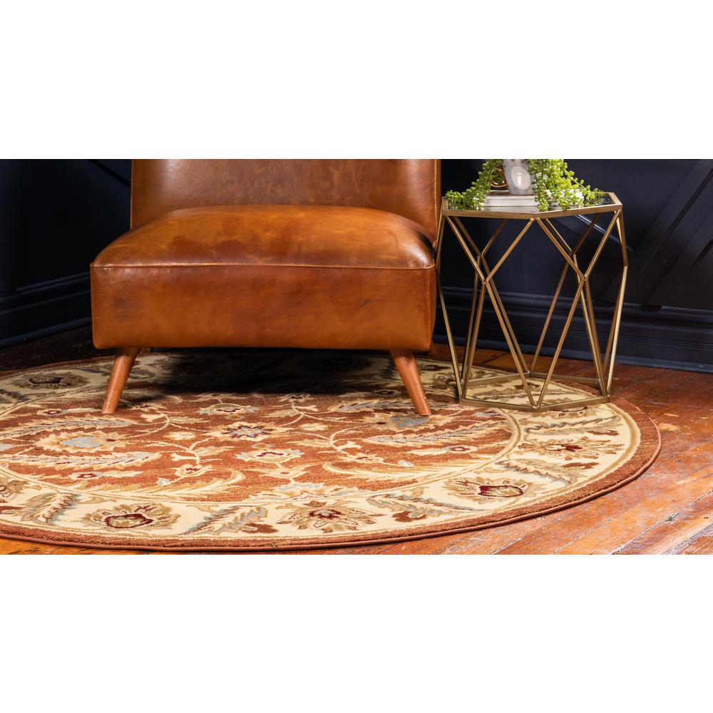 Hickory Voyage Rug, Terracotta (8' 0 x 8' 0). Picture 3