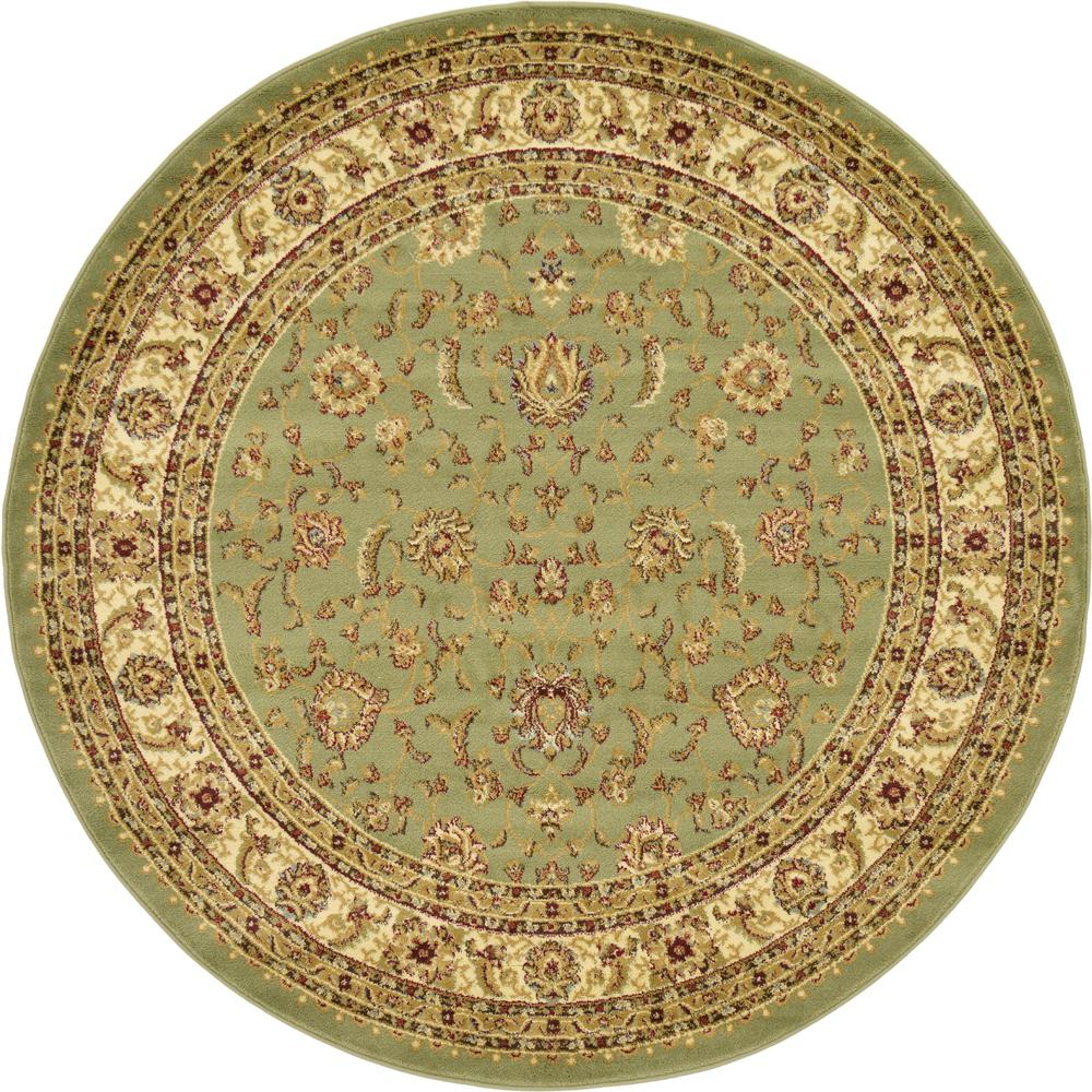 St. Louis Voyage Rug, Green (6' 0 x 6' 0). Picture 2
