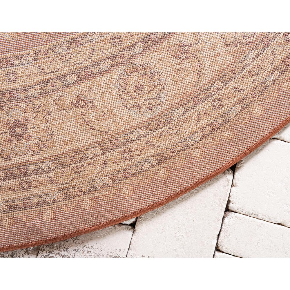 St. Louis Voyage Rug, Terracotta (6' 0 x 6' 0). Picture 6