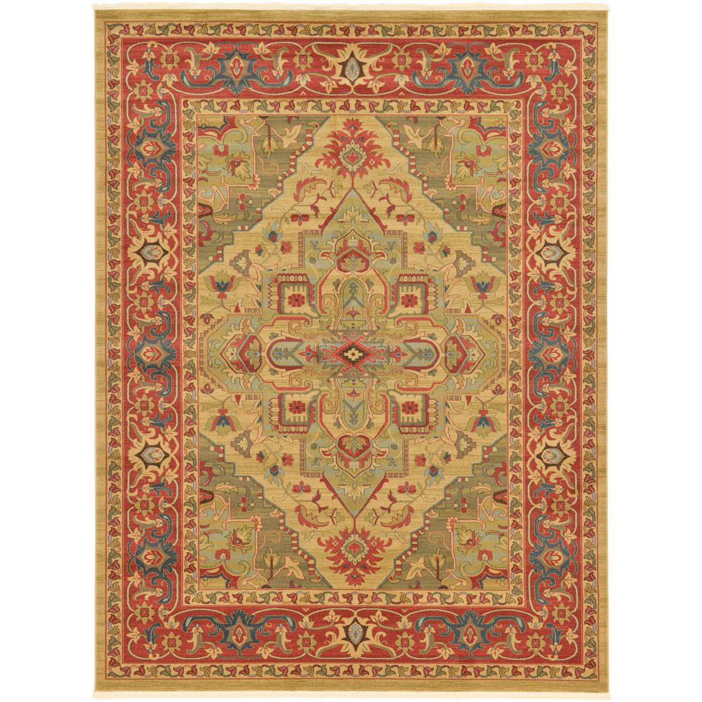 Arsaces Sahand Rug, Tan (9' 0 x 12' 0). Picture 2